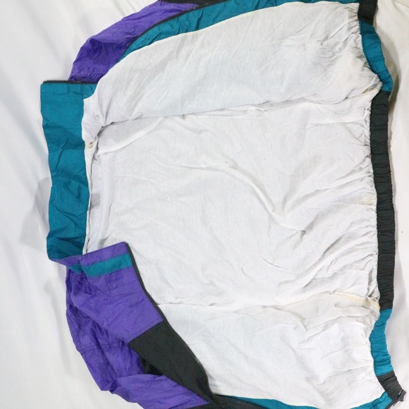 Vintage PRO SPIRIT Color Block Track Jacket Tall Sz Large - Picture 8 of 8